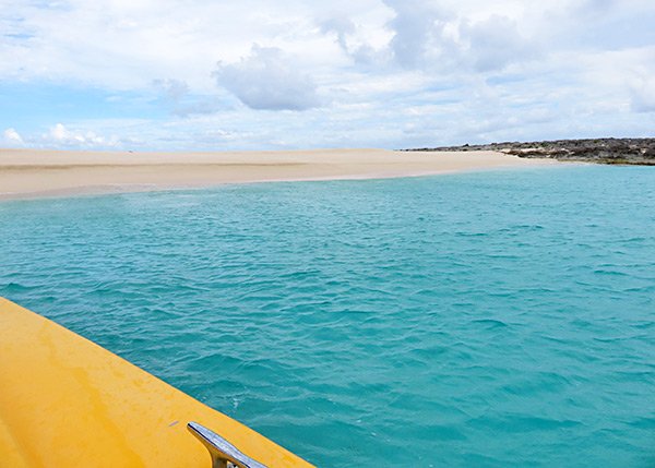 arriving at dog island anguilla