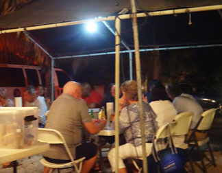 at b&d bbq in anguilla