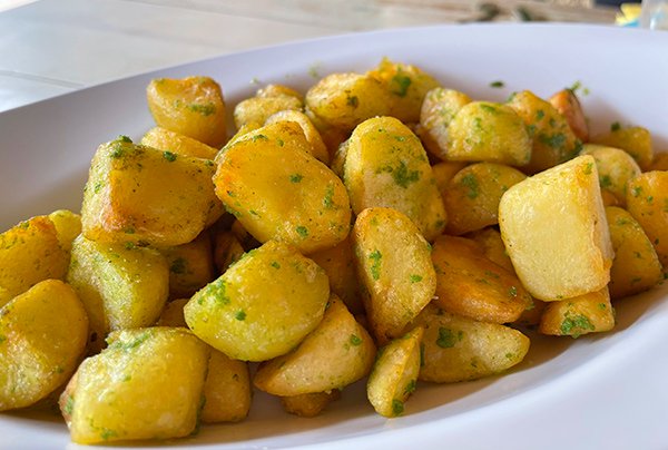 Potatoes at Yellow Beach