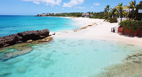 heading west on barnes bay anguilla 