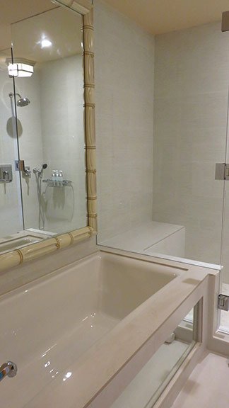 shower and bathtubs inside malliouhana ocean view superior