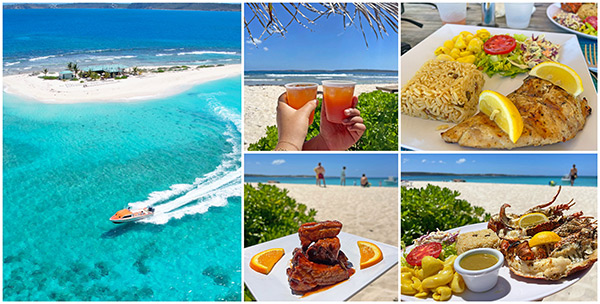 Anguilla Beaches Sandy Island Food  