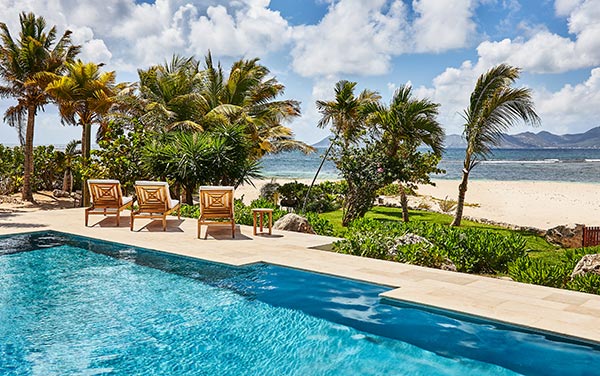 Beach Escape Villa Pool deck 