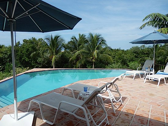 villa twin palms pool