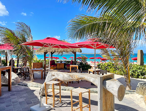 Kontiki Beach on Orient Bay, Saint Martin