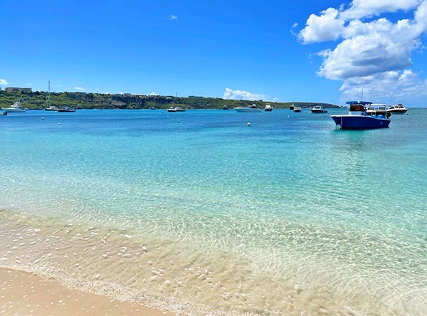 beach at Sandy Ground 