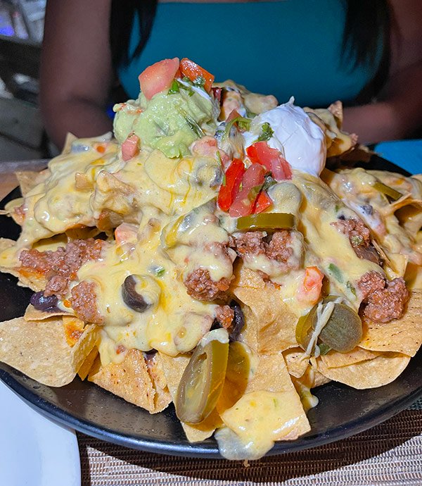 fully loaded nachos at elvis