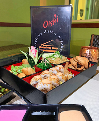 Bento Box at Oishi