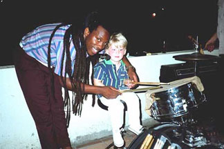 Anguilla villa, Bird of Paradise, drum lessons