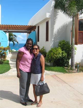 anguilla villa black pearl entrance