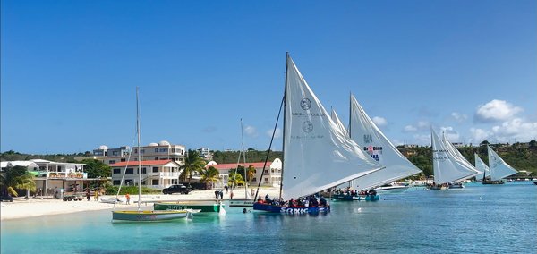 Anguilla Beaches - Boat Racing Splash