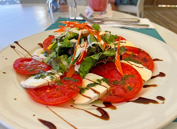 caprese salad at Madeariman