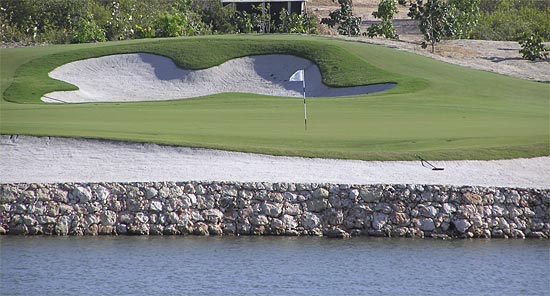 Anguilla golf sand trap