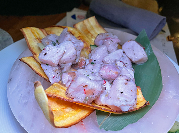 four seasons Signature Salt Ceviche