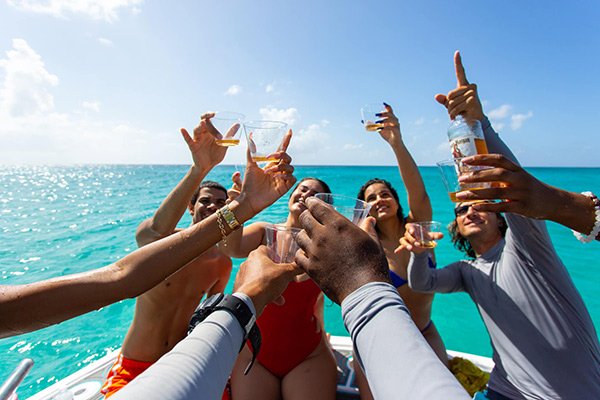 cheers to rum & reel anguilla charters