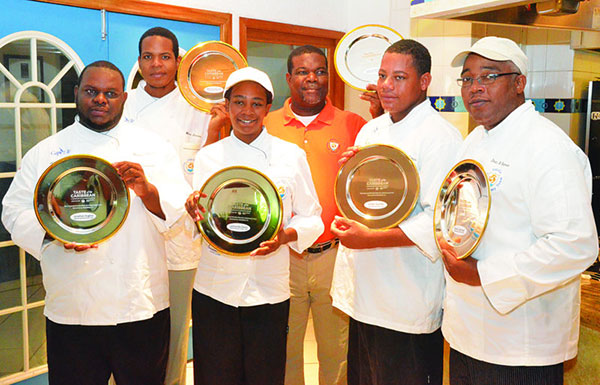 chef dean samuel and gold plate winning chefs at 2013 competition