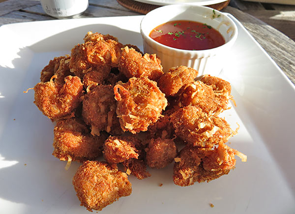 coconut shrimp with mango chutney chef kylon