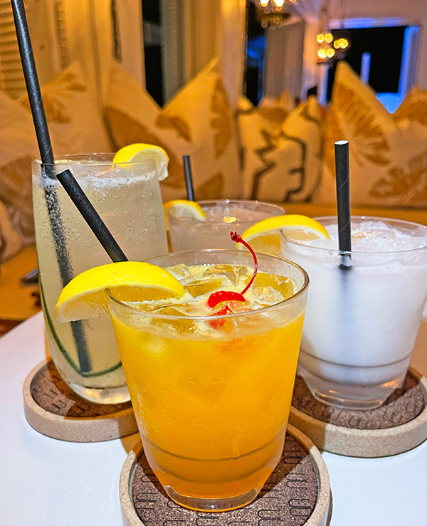 Cocktails at Bar Soleil