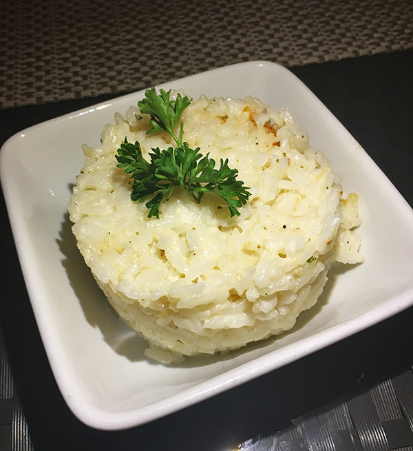 creamy coconut rice from flavors