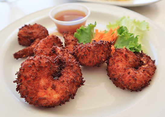 Rendezvous Bay, The Place Coconut shrimp