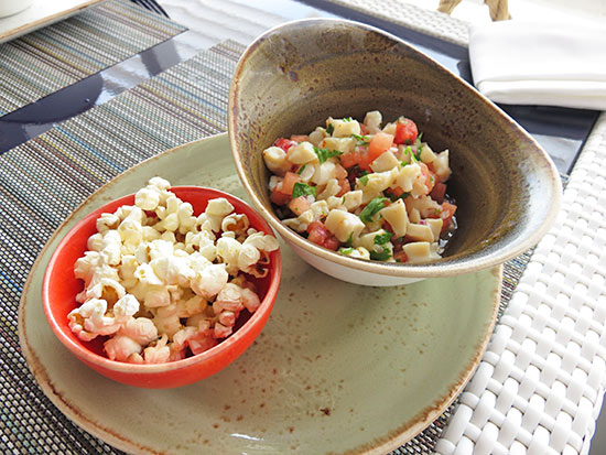 conch and watermelon ceviche