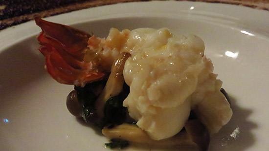 crayfish with porcini mushrooms