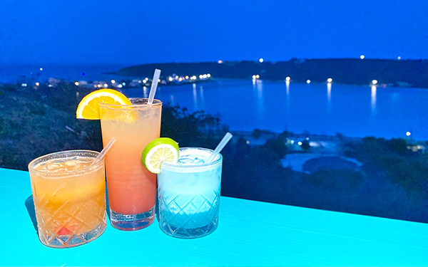Anguilla Beaches - Dinner Cocktails with a View