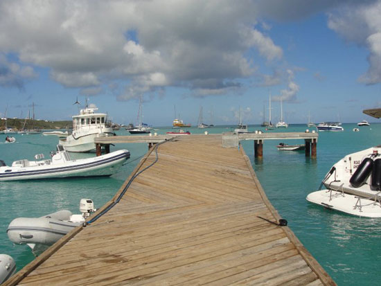 Anguilla diving, Sandy Ground wharf