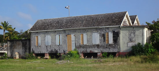 driving in Anguilla, East End School