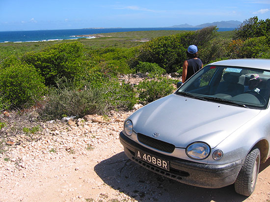 exploring the east end of anguilla with our toyota