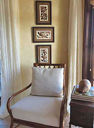 elegant touches inside bird of paradise villas lower master suite