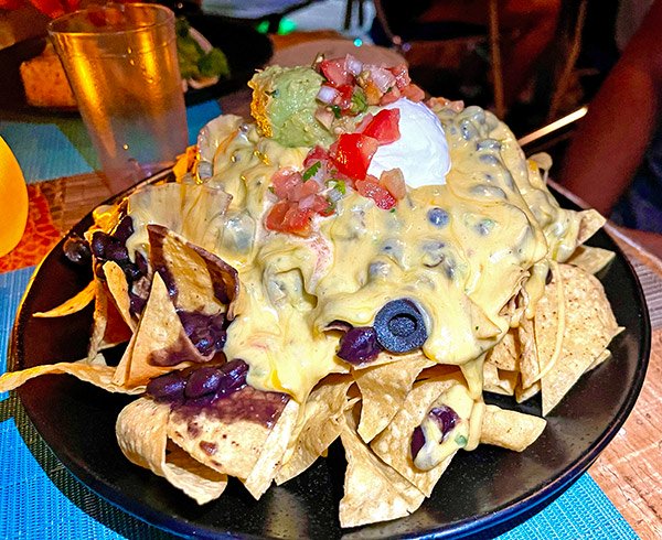 fully loaded nachos at elvis