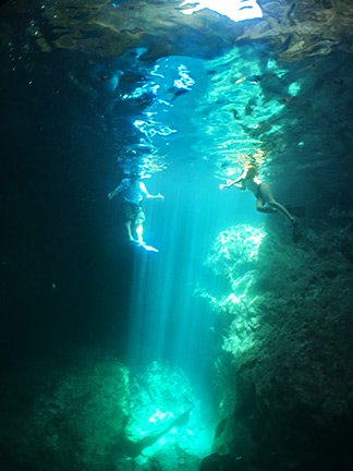 fascinating sea caves at scrub island