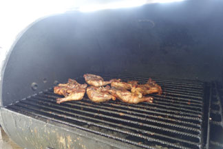 grilled chicken at fish shack and grill