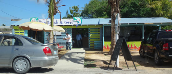 fish shack and grill exterior
