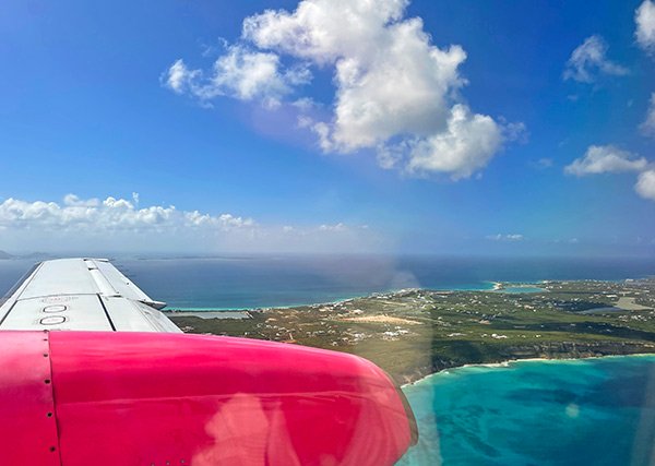 flying into anguilla