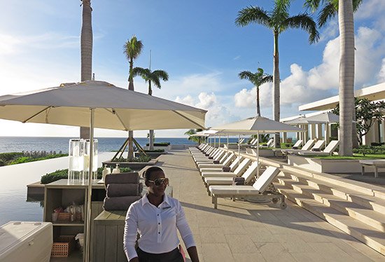 the pool at four seasons anguilla sunset lounge