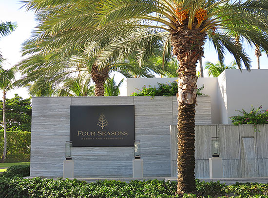 four seasons anguilla sign