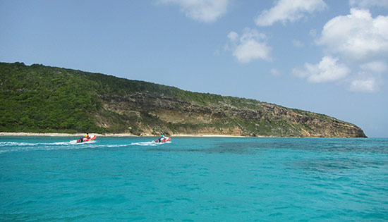 approaching long bay anguilla
