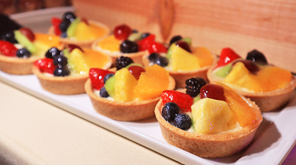 Fruit Tarts at Beach BBQ Buffet At Belmond Cap Juluca