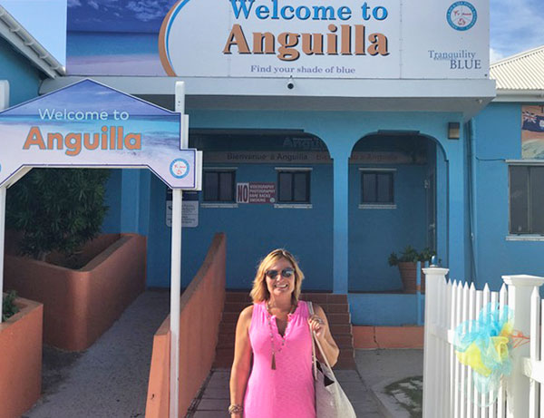 garner family arriving in anguilla