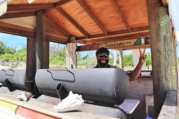 Garvey at Sunshine Shack beachbar N Grill