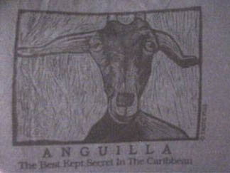 Anguilla goat t-shirt