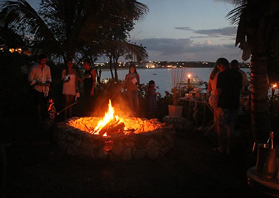 night fall at malliouhana overlooking meads bay