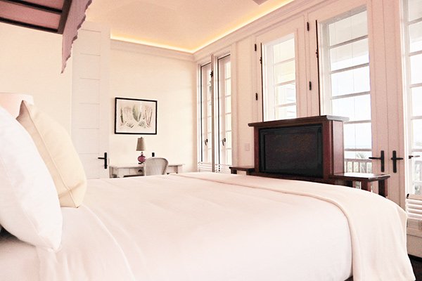 Master Bedroom at Santosha Villa Estate on Long Bay