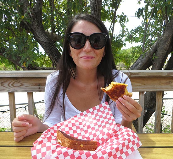 anguilla grilled cheese
