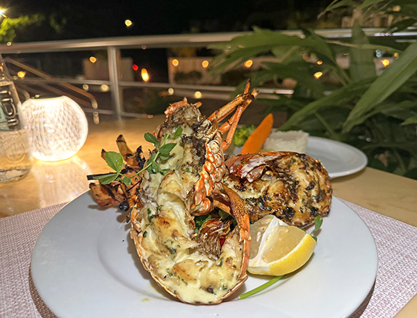 Grilled Anguillian Lobster at Lobster House