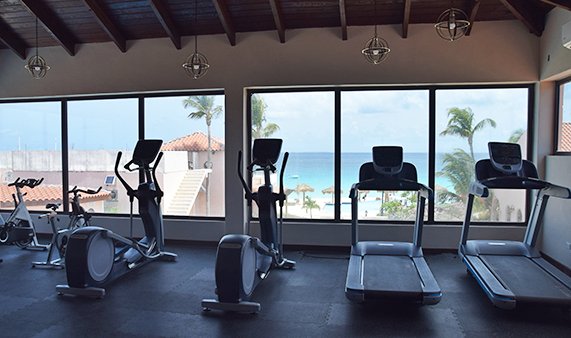 gym at frangipani