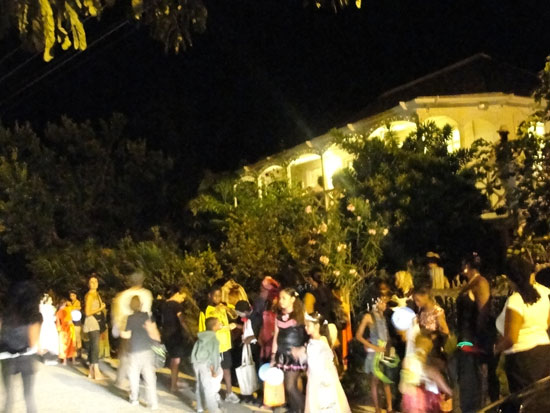 Halloween in Anguilla, October in Anguilla, trick-or-treat, Sandy Ground, Sir Emile Gumbs
