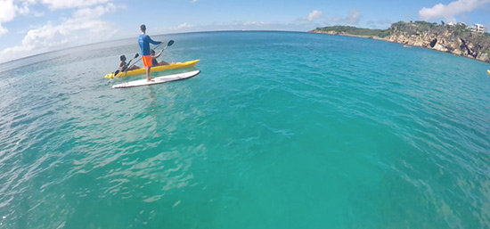 heading to little bay in anguilla kayak rentals